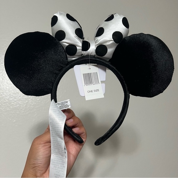 Disney - Vintage Black and White Minnie Ears - Picture 4 of 4